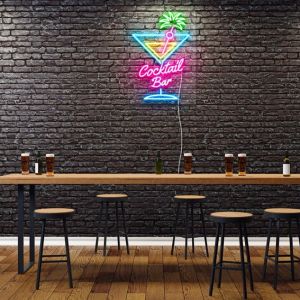 LED NEON Cocktail Bar